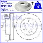 Delphi Frana disc Disc frana Delphi BG5124C - compatibil Mercedes-Benz (DELPHIBG5124C)