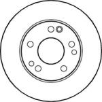 LPR Frana disc Disc frana LPR M2111P - compatibil Mercedes (LPRM2111P)
