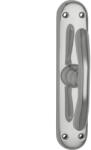 Grundmann Ablakkilincs Wg Elegant 520 Ívelt Fényes Alumínium (SCH-102202791)