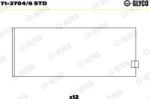 Glyco Arbore cotit, angrenare Ansamblu biela Glyco 71-3704/6 STD - compatibil Bmw, Alpina, Vauxhall, Opel - Glyco-71-3704/6 STD (GLYCO7137046STD)