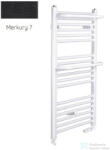Radeco ROSA AD6-500/R 1440x550 törölközőszárítós radiátor, MERKURY 7 (matt fekete) színben (Radeco_ROSA_AD6_500_R_MERKURY7)