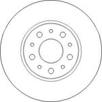 Delphi Frana disc Disc frana Delphi BG4655C (DELPHIBG4655C)