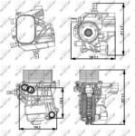 NRF Ungere Carcasa filtru ulei, Simering NRF 31356 (NRF31356)