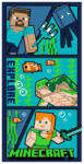  Minecraft Explore fürdőlepedő, strand törölköző 70x140cm (Fast Dry) (AYM451120) - oliviashop