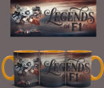  Legends of F1 bögre (Narancssárga)