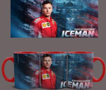  Kimi Raikkonen Iceman bögre (Piros)
