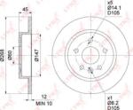 Bosch Frana disc Disc frana Bosch 0 986 479 C57 (BOSCH0986479C57)