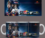 Sebastian Vettel bögre (Fehér)