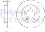 Delphi BG4964C - Disc frana - SET DISCURI FRANA - Delphi-BG4964C (DELPHIBG4964C)