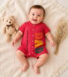 SuperBaby Salopeta de vara pentru bebelusi, corai, Dad