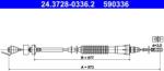 ATE Comanda ambreiaj Cablu ambreiaj ATE 24.3728-0336.2 - compatibil Peugeot, Citroën, Fiat, Lancia (ATE24372803362)