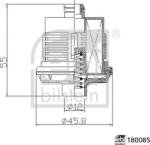 FEBI Bilstein Ambreiaj Haldex FEBI Bilstein 180085 (FEBIBILSTEIN180085)