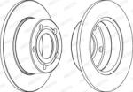Ferodo Frana disc Disc frana Ferodo DDF321C (FERODODDF321C)