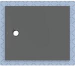  Cadita de dus Geberit CleanFloor30, 120x100x3.5 cm, cu folie de hidroizolatie (551.122.DM.1)