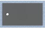  Cadita de dus Geberit CleanFloor30, 160x90x3.5 cm cu folie de hidroizolatie (551.117.DM.1)