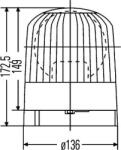Hella Lumini Girofar, Piese Hella 2RL 007 552-001 (HELLA2RL007552001)