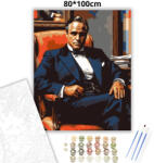  Don Corleone - számfestő készlet - 80×100 cm (Keret nélkül)