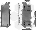 Van Wezel Radiator racire apa, ulei Radiator ulei Van Wezel 30013701 - compatibil Chrysler, Mercedes-Benz, Jeep - Van Wezel (VANWEZEL30013701)