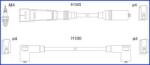 Hüco Cablu aprindere, piese racordare Hüco 134705 - compatibil Seat, Vw (HUCO134705)