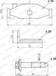 Ferodo Frana disc Componente, Accesorii frana Ferodo FAC161 (FERODOFAC161)
