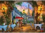 NORIMPEX - Puzzle Tablou Diamant: Stradă pariziană colorată 30x40cm - 1 - 39 piese