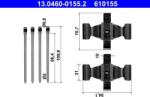 ATE Frana disc Componente, Accesorii frana ATE 13.0460-0155.2 (ATE13046001552)