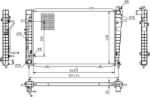 MTR Radiator racire apa, ulei Radiator apa, Piese MTR 13054534 - compatibil Kia, Hyundai (MTR13054534)