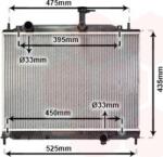 Van Wezel Radiator racire apa, ulei Radiator apa, Piese Van Wezel 82002170 - compatibil Hyundai - Van Wezel (VANWEZEL82002170)