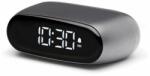 Lexon Ceas cu alarma Lexon Minut Mini, Snooze, Display Digital, Control tactil, 800mAh, USB-C, Gunmetal (3660491206229)