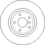 Delphi Frana disc Disc frana Delphi BG4766C - compatibil Land, Jaguar (DELPHIBG4766C)
