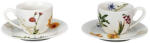AdTrend Set 2 cesti, 2 farfurioare portelan chinezesc 90 ml, 6 x 5 cm (107221)
