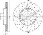 Delphi Frana disc Disc frana Delphi BG4657C - compatibil Mercedes-Benz (DELPHIBG4657C)