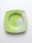  Farfurie adanca , 21 cm, Verde alb (AD-V/A)