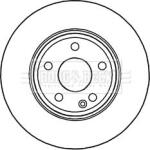 Delphi Frana disc Disc frana Delphi BG4788C - compatibil Mercedes-Benz (DELPHIBG4788C)