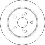 Delphi Frana disc Disc frana Delphi BG4928C - compatibil Toyota, Lexus (DELPHIBG4928C)