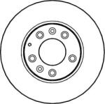 LPR Frana disc Disc frana LPR M5001V - compatibil Mazda (LPRM5001V)