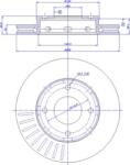 Bosch Frana disc Disc frana Bosch 0 986 479 B83 (BOSCH0986479B83)