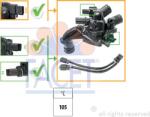 Facet Sistem de racire motor Facet 7.8866K - compatibil Peugeot, Citroën (FACET78866K)