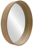 Invicta interior Oglinda de perete PORTRAIT 70 cm rotunda, furniruita cu lemn de stejar (48257)