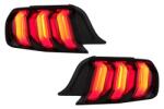 KITT Stopuri Full LED pentru Ford Mustang VI S550 2015-2019 cu semnal secvential (TLFMUR)