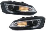 KITT Faruri LED VW Polo 6R 6C 2009-2017 RHD cu design Devil Eye (HLVWPOMK6RHD)