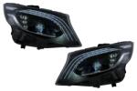 KITT Faruri Full LED negre pentru Mercedes V-Class W447 2016-2020 (HLMBW447)