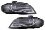 KITT Specials Faruri LED DRL negre pentru Audi A4 B8 8K 2008-2011, set stanga-dreapta (HLAUA4B8L)