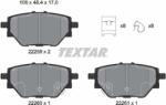 TEXTAR set placute frana, frana disc TEXTAR Q+ 2225901 (2225901)