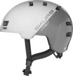 ABUS Skurb Ace Ezüst Fehér Kerékpáros Sisak S 52-56 cm Qqq (40391)