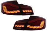 KITT Specials Stopuri OLED BMW Seria 5 F10/F11/F07 2011-2017 rosu clar cu semnal dinamic (TLBMF10NL)