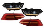 KITT Faruri LED si stopuri VW Passat B8 3G 2014-2019 Matrix Look cu semnal dinamic (COHLVWPA3GLEDTL)