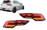 KITT Stopuri Full LED pentru VW Golf 8 Hatchback Mk8 cu semnal dinamic secvential (TLVWG8LED)
