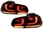 KITT Stopuri FULL LED pentru VW Golf 6 VI (2008-2013) R20 cu semnal secvential (TLVWG6R20RCFW)