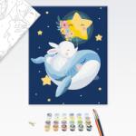 Brushme Pictare conform numerelor pentru copii iepuraș visător - 30x40